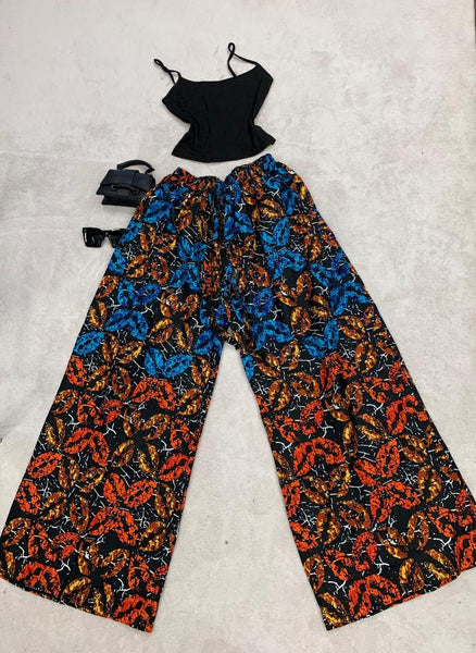 PANTALON ÉTÉ LARGE AVEC POCH